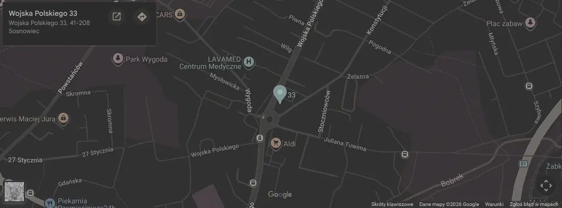 Mapa dojazdu